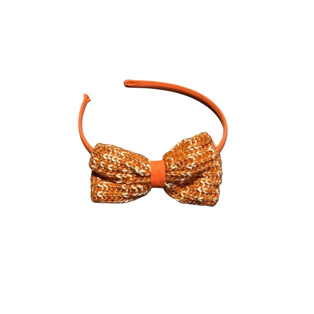 NEW girls headband accessories 1 piece orange bow